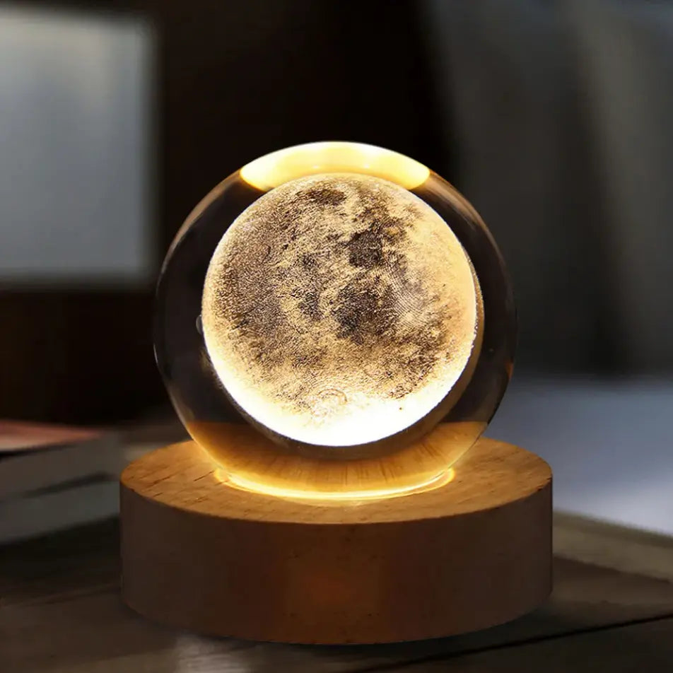 Unique 3D Crystal Ball Lamp Projections - USB-Powered Night Light for a Cozy Atmosphere | Plasma Ball